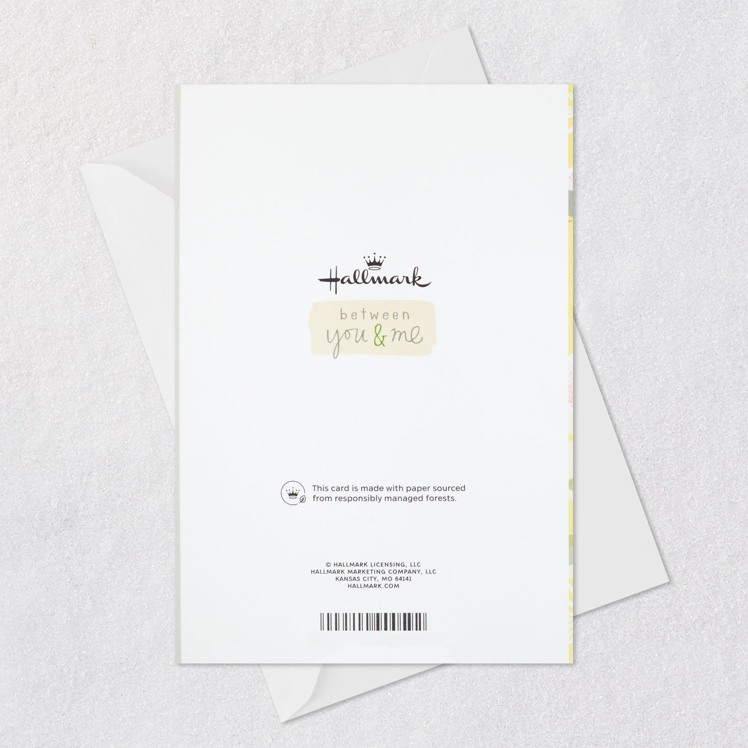 Flowers and Butterfly Thank-You Card Card Back with Envelope image number 7