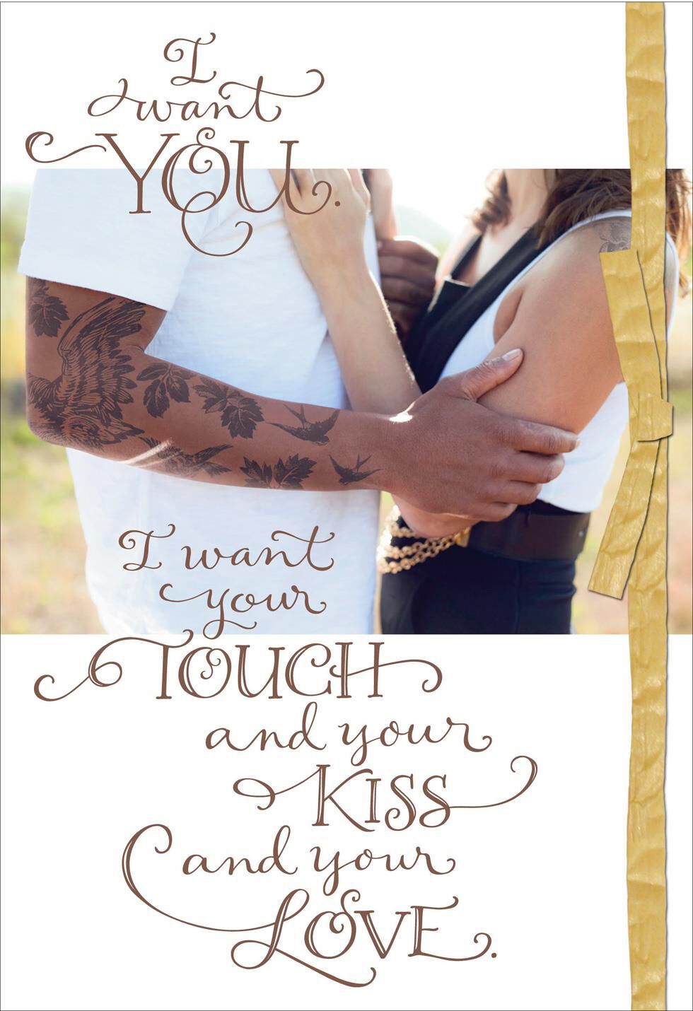 I Want You Love Card