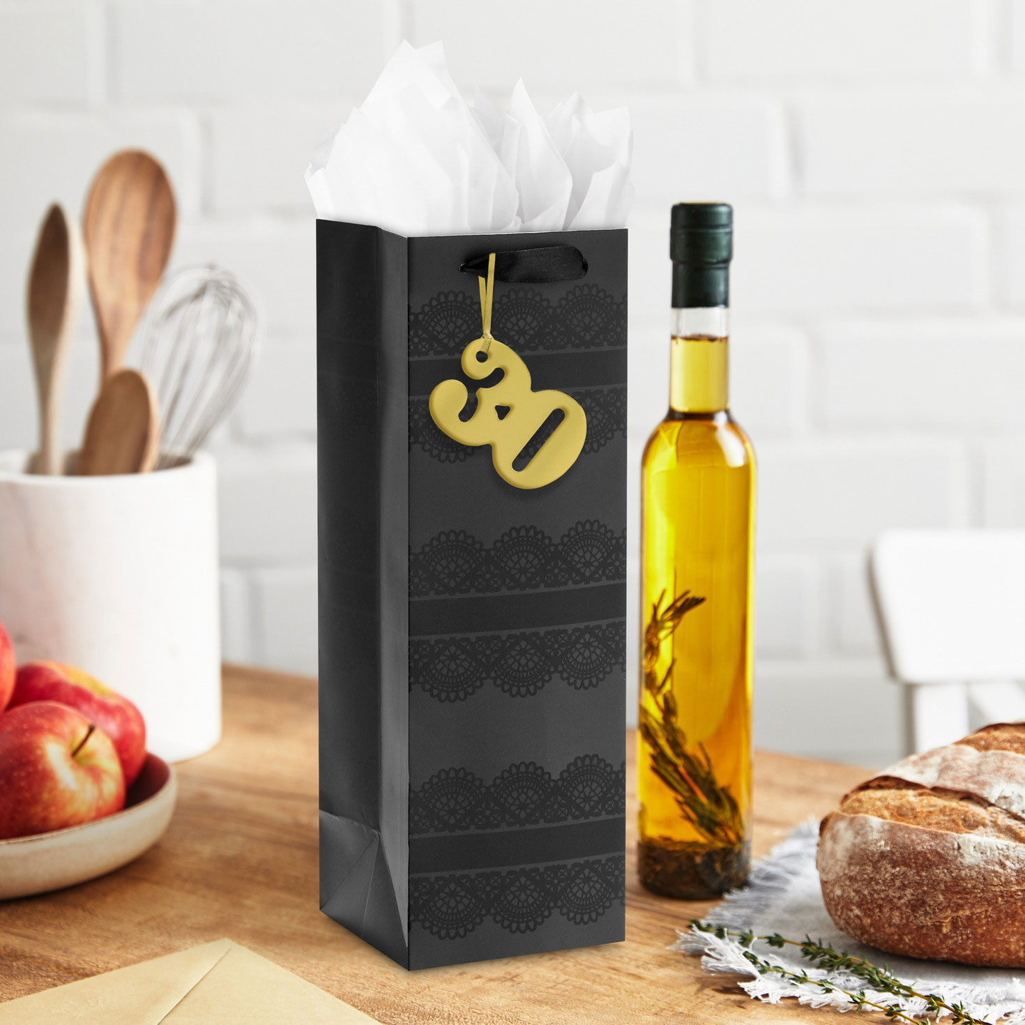 Die-Cut 30 Gift Trim With Ribbon Hanger in use image number 2