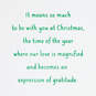 Love the Love We Share Romantic Christmas Card From Her For Her, , large image number 2