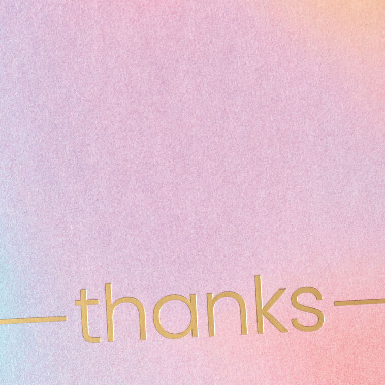 Blended Pastels Boxed Blank Thank-You Notes, Pack of 10, , large image number 3