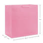 15" Pink Extra-Deep Gift Bag, Light Pink, large image number 3