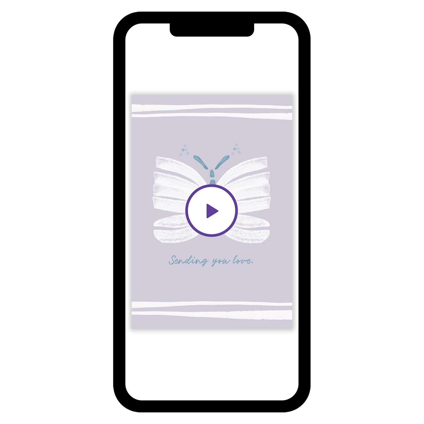 Butterfly Love and Strength Thinking of You eCard