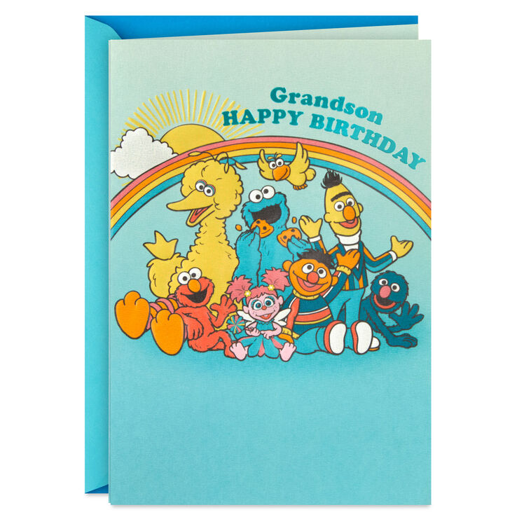 Sesame Street® So Very Lovable Birthday Card for Grandson