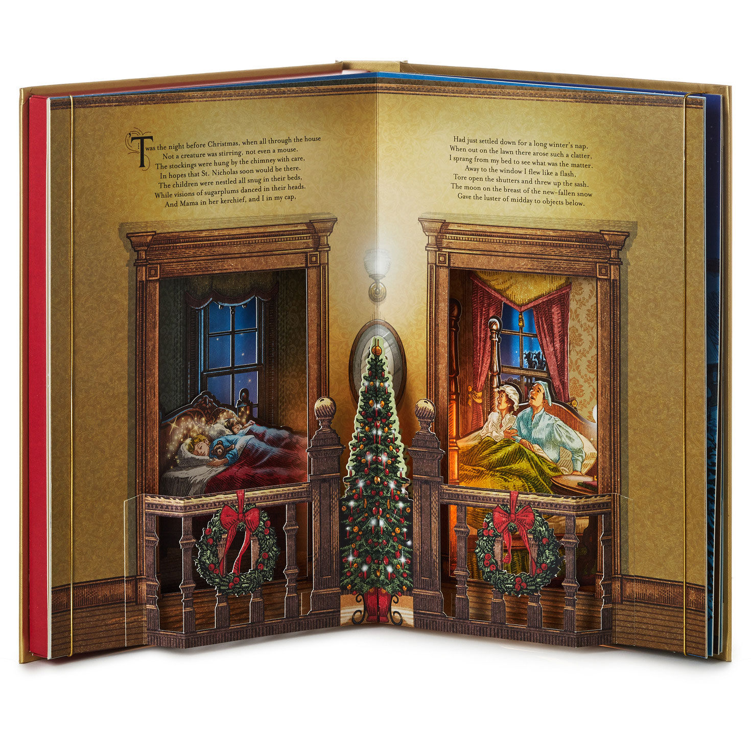 Night Before Christmas Pop-Up Book With Light and Sound, , large image number 5
