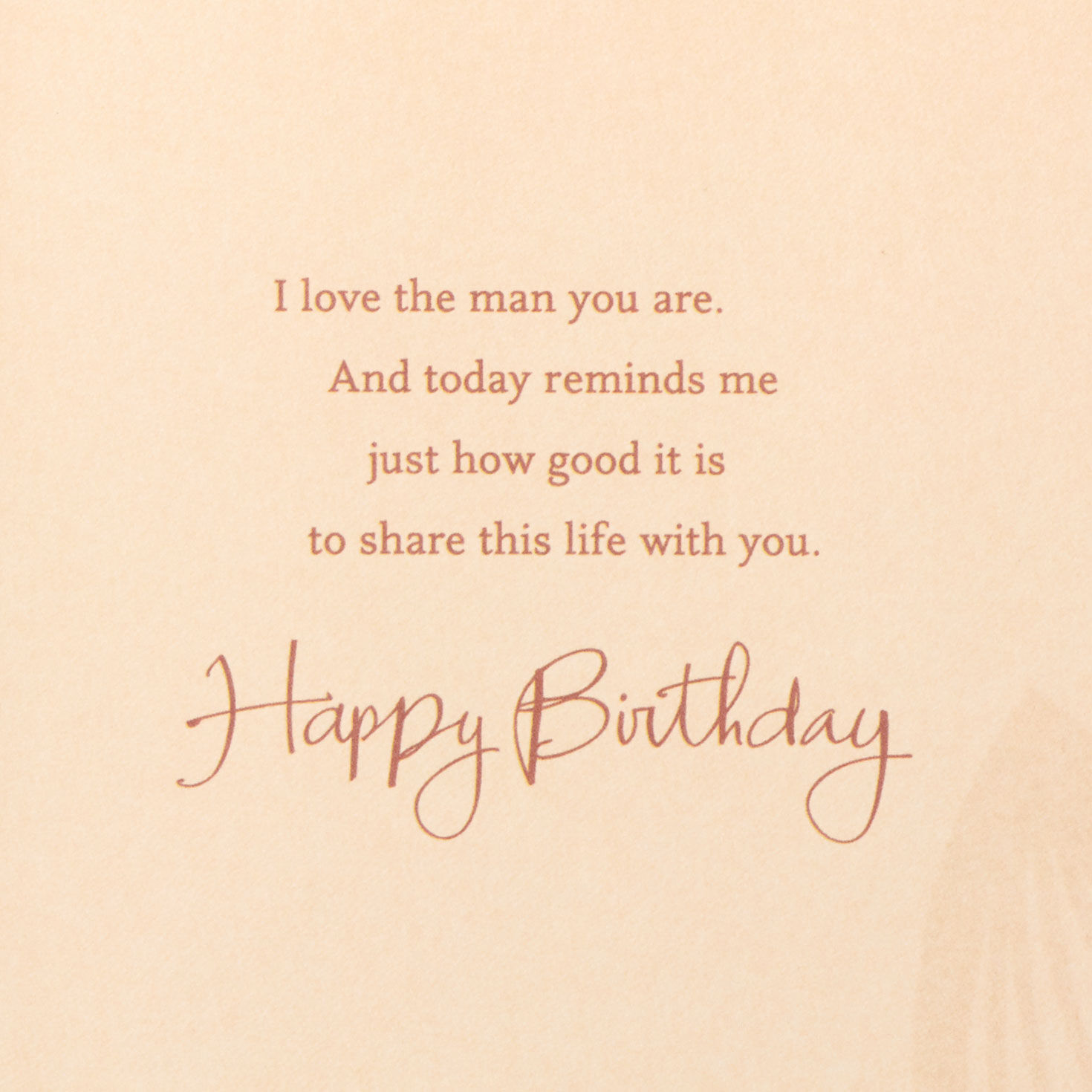 Love the Man You Are Birthday Card for Husband, , large image number 3