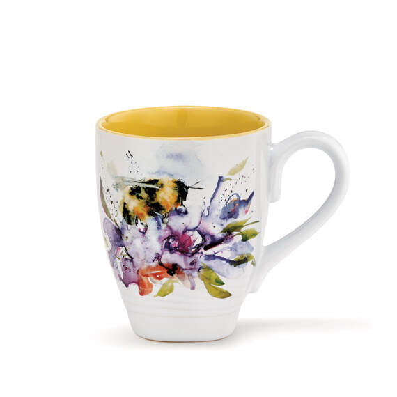 Demdaco Nectar Bumblebee Mug, 16 oz.