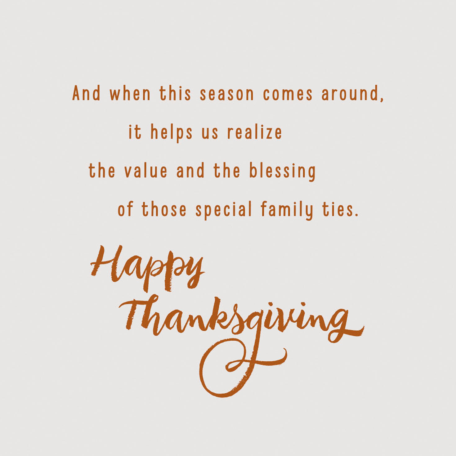 Family Is a Blessing Thanksgiving Card, , large image number 3