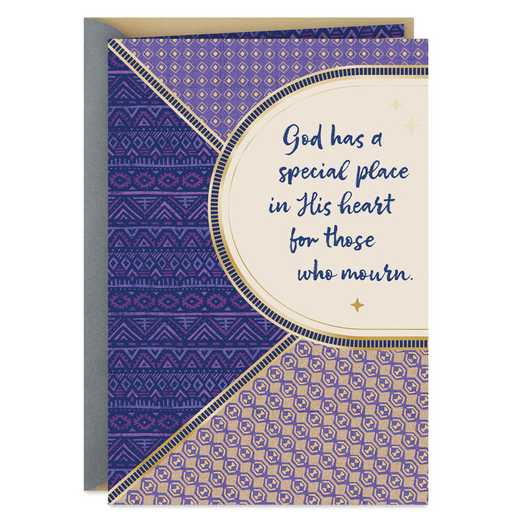 He Will Provide What You Need Religious Sympathy Card