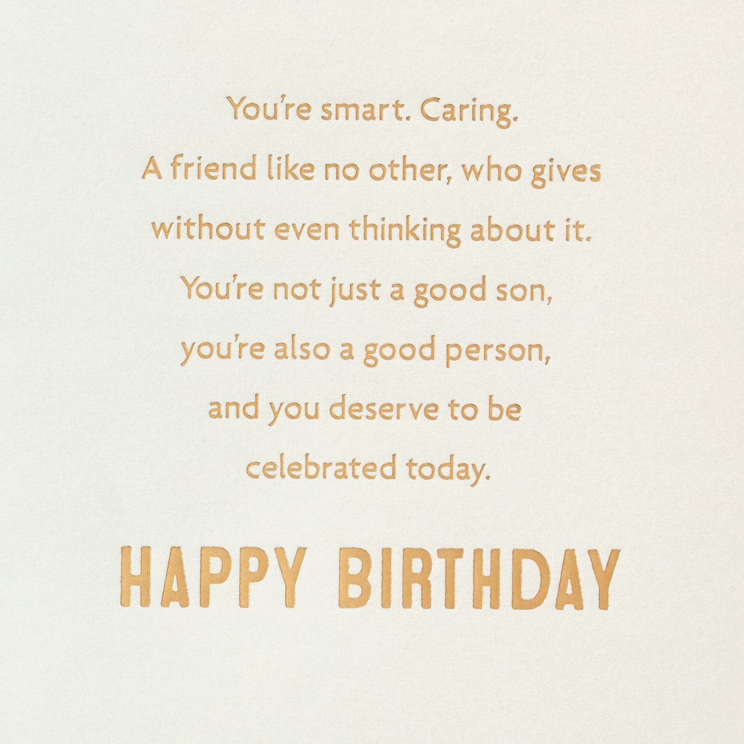 You're a Good Son and So Much More Birthday Card, , large image number 2