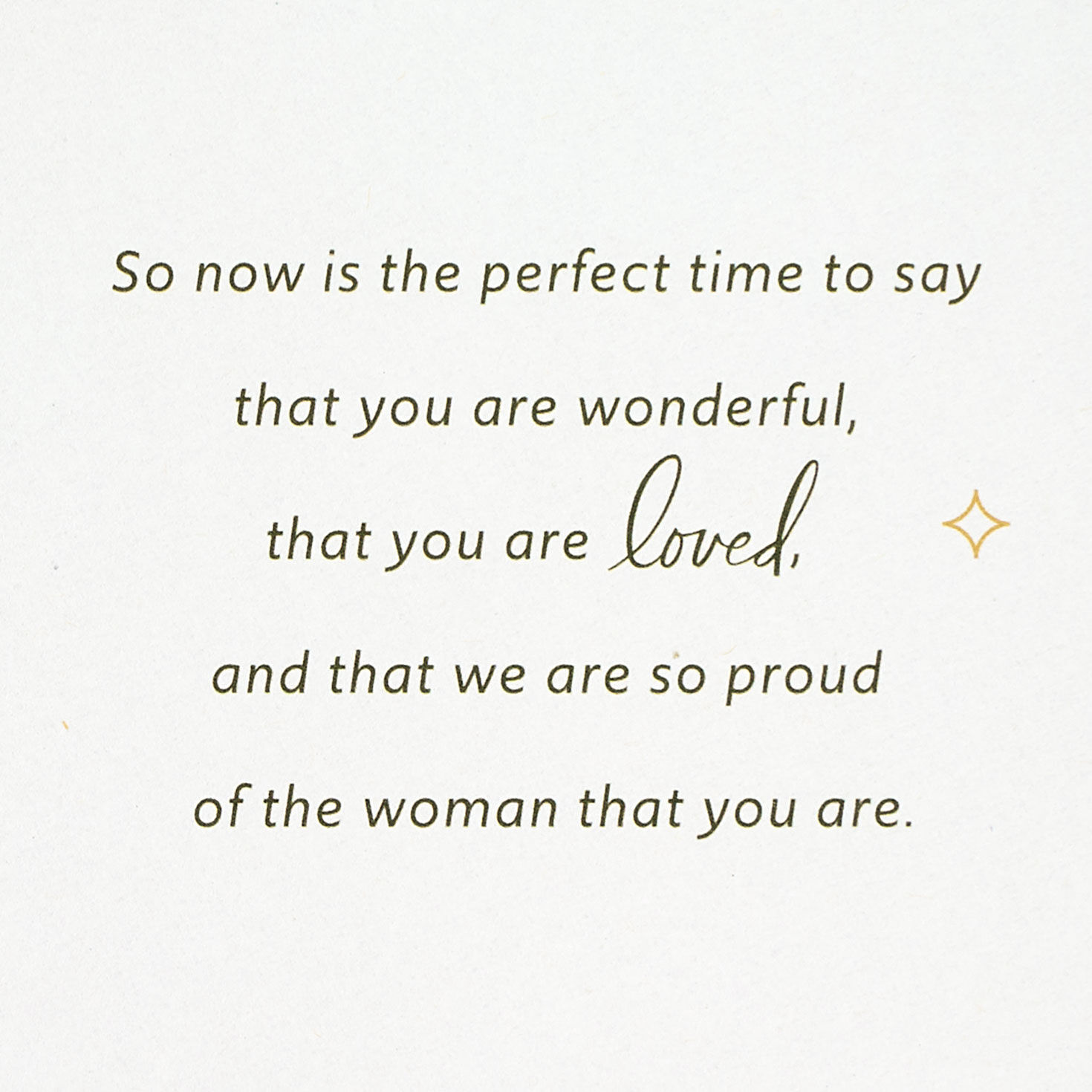 Holiday Entryway Daughter Christmas Card Sentiment image number 3