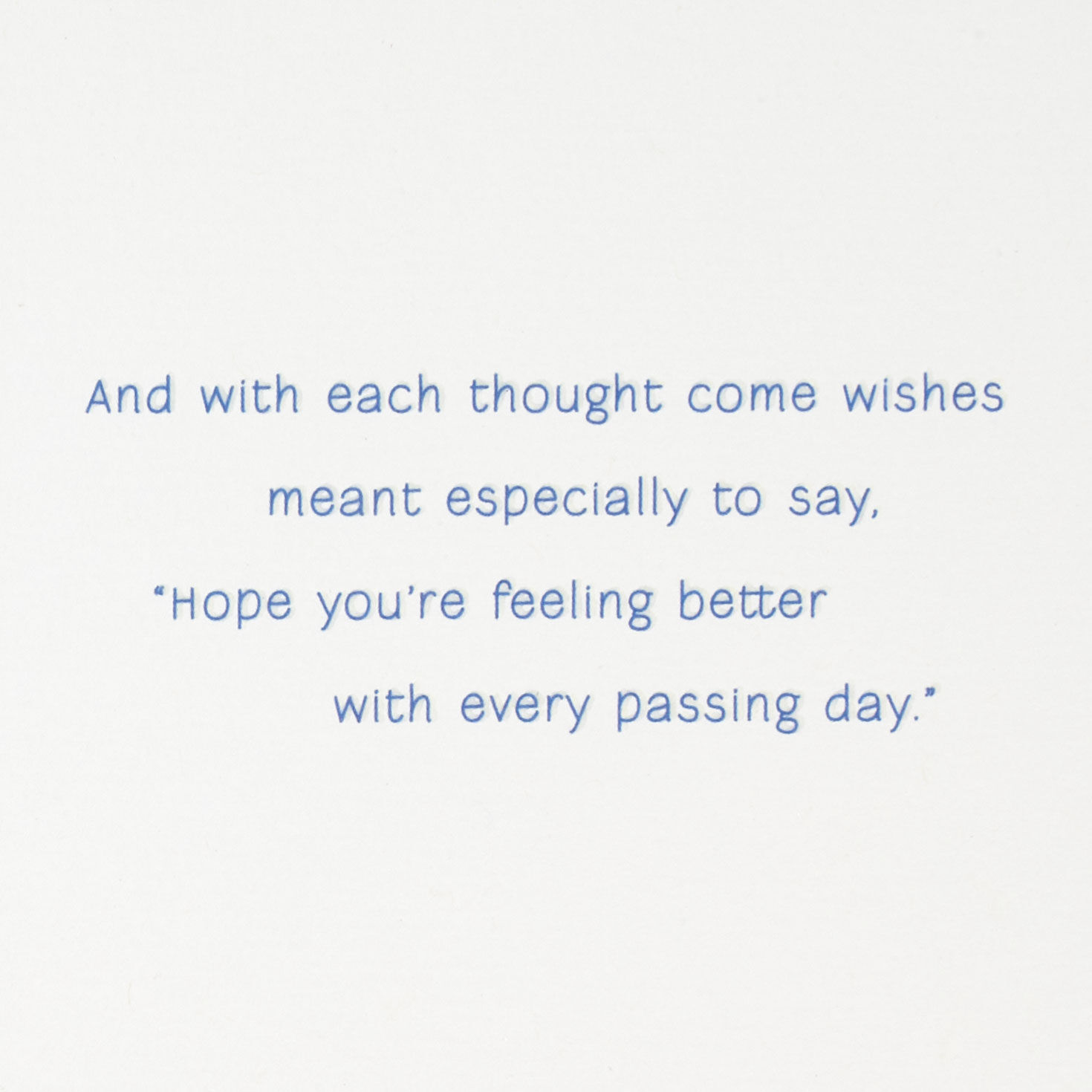 We Are Thinking of You Get Well Card From Us, , large image number 3