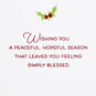 Bird with Pinecone Ornament Christmas Card Sentiment image number 2