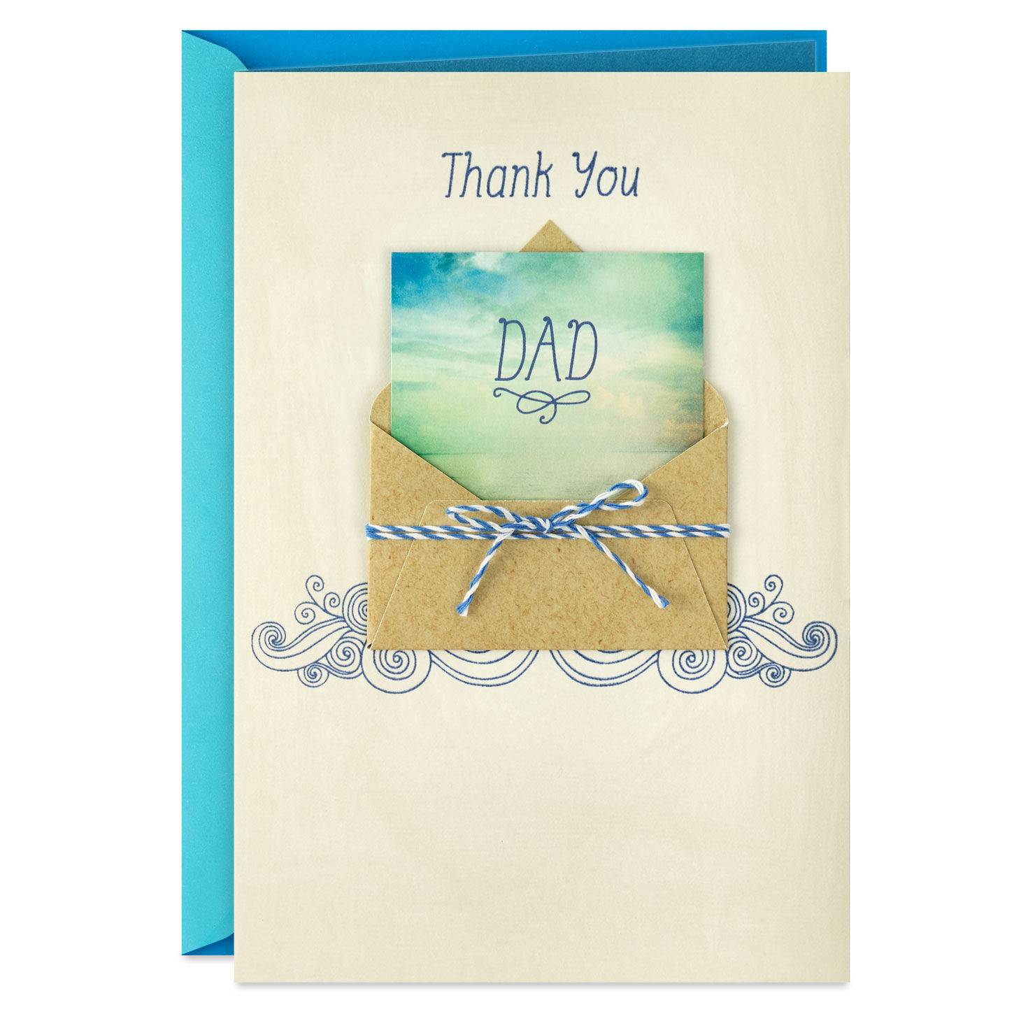 Thank You for Supporting Me Father's Day Card for Dad