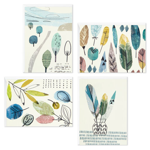 Nature in Watercolor Assorted Blank Note Cards, Pack of 48, 