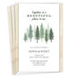 Trees Wood Border Personalized Wedding Invitation front fanned image number 1