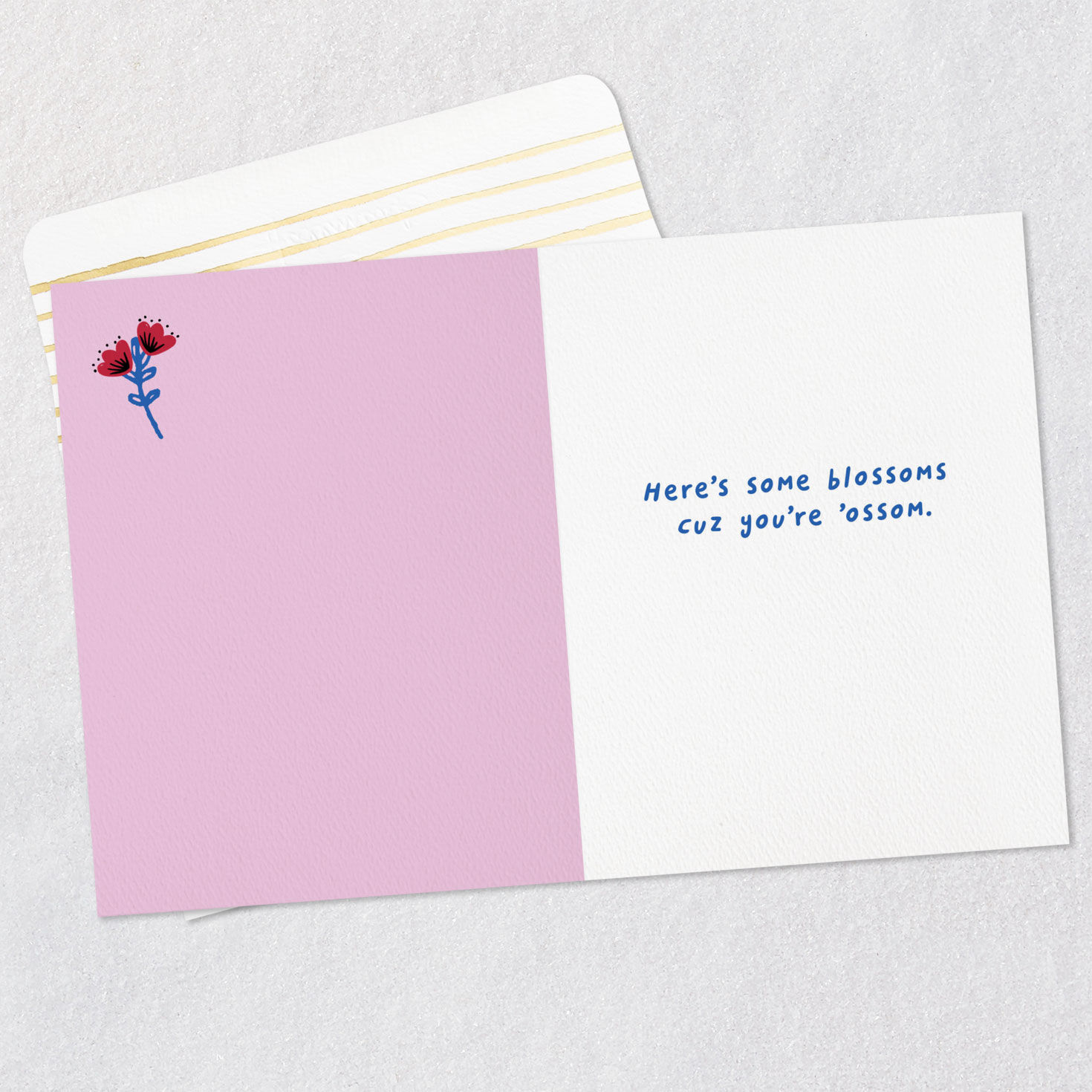Blossoms Cuz You're 'Ossum Card, , large image number 3
