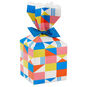 Colorful Geometric Vertical Treat Box With Ribbon Tie, , large image number 1