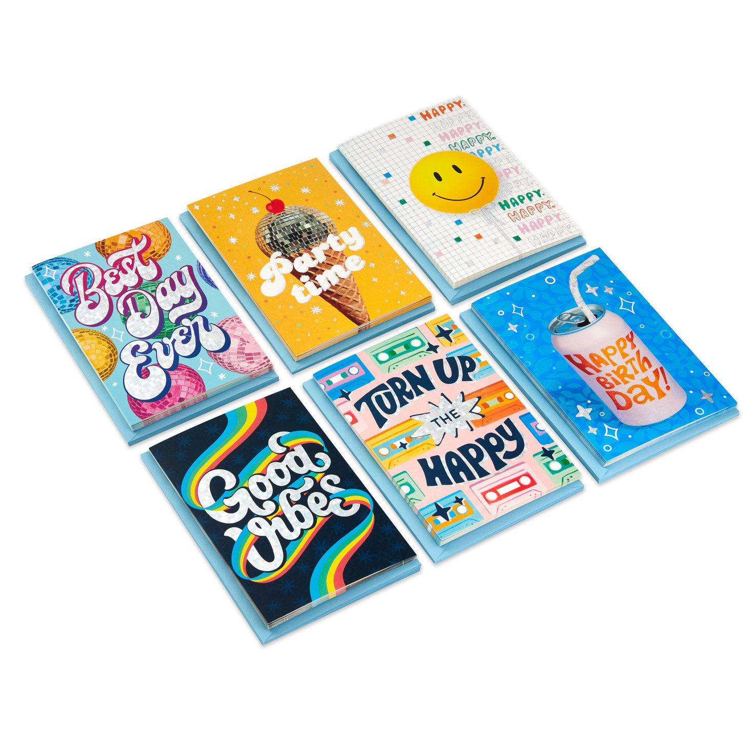 Energetic and Fun Assorted Birthday Cards, Pack of 36 for only USD 18.99 | Hallmark