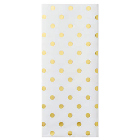 Gold Dots Tissue Paper, 4 Sheets, , large