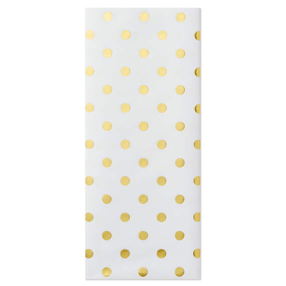 Gold Dots Tissue Paper, 4 Sheets