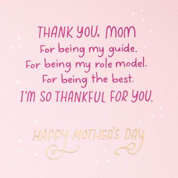Thanks for Being My Guide Mother's Day Card for Mom, , large image number 2