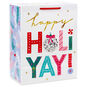 Happy Holi-Yay! Large Christmas Gift Bag Back image number 6