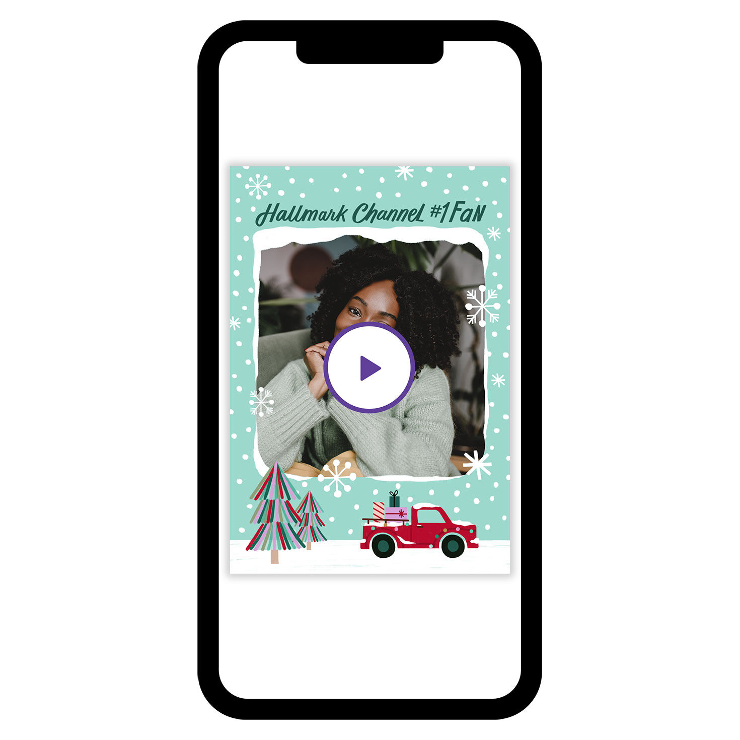 Hallmark Channel #1 Fan Snowy Scene Christmas eCard