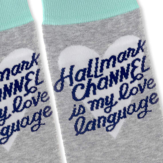 Hallmark Channel Is My Love Language Crew Socks, , large image number 3