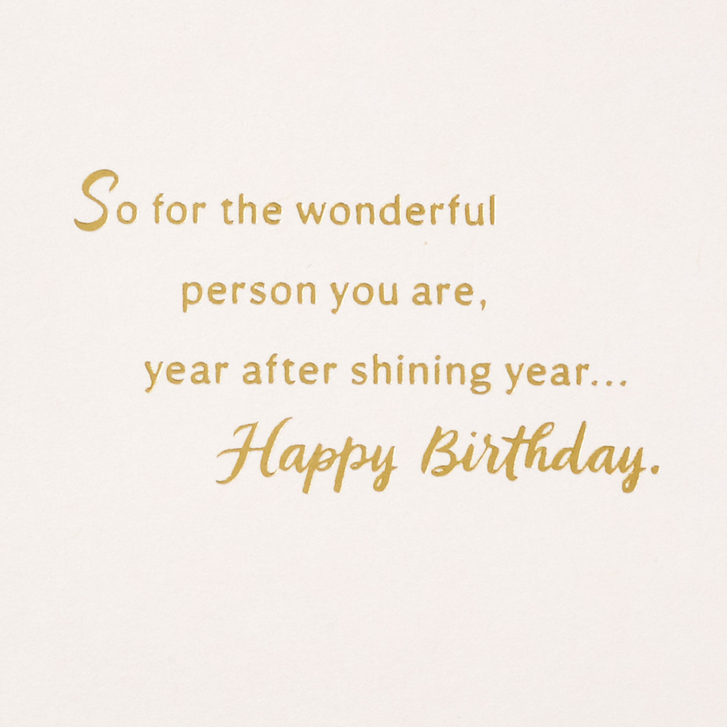 For the Wonderful Person You Are Birthday Card, , large image number 3