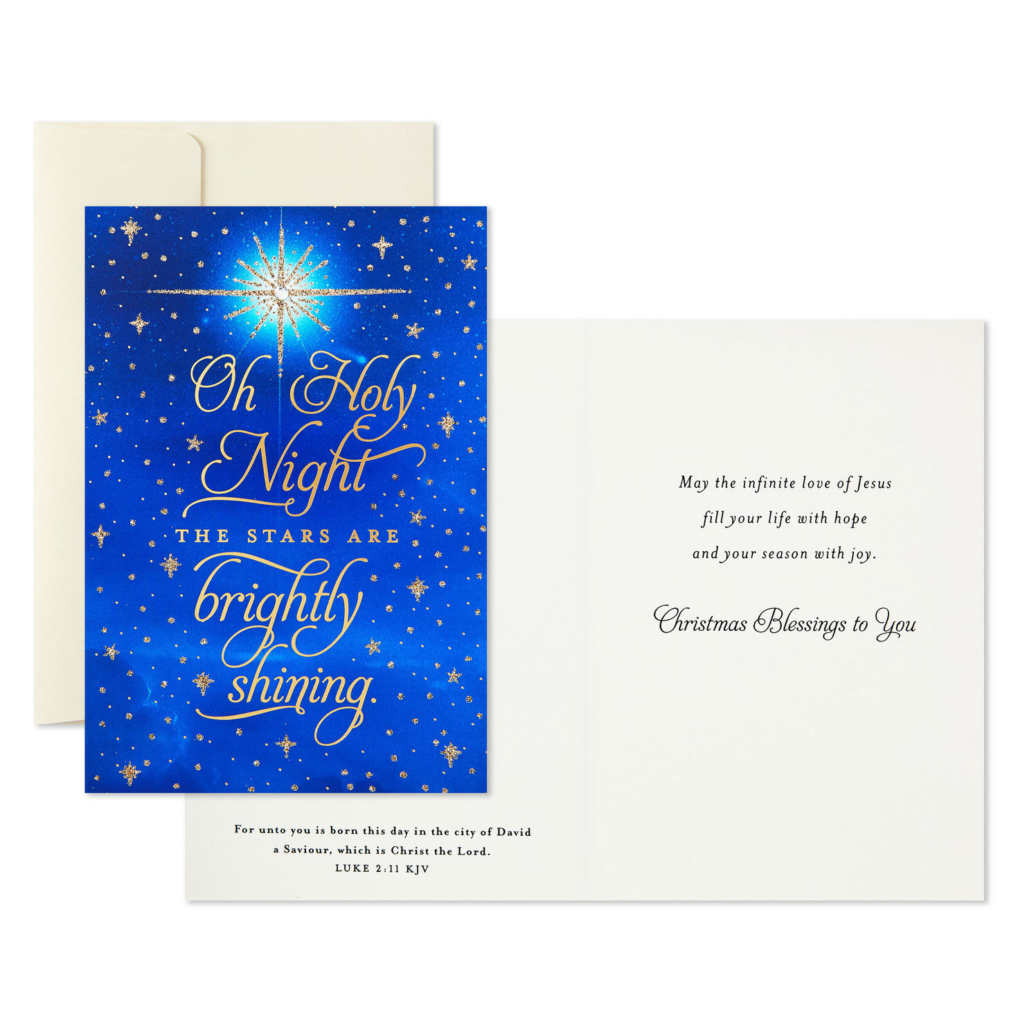 Oh Holy Night Religious Boxed Christmas Cards, Pack of 12 for only USD 17.49 | Hallmark