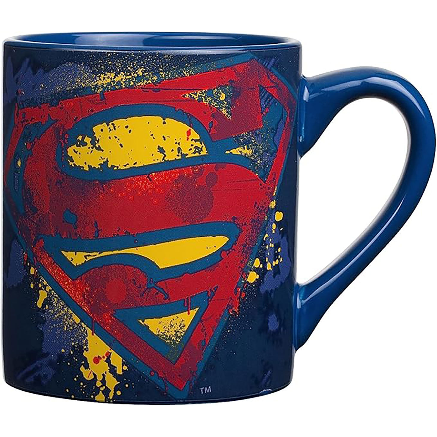 Silver Buffalo DC Superman Logo Mug, 14 oz.
