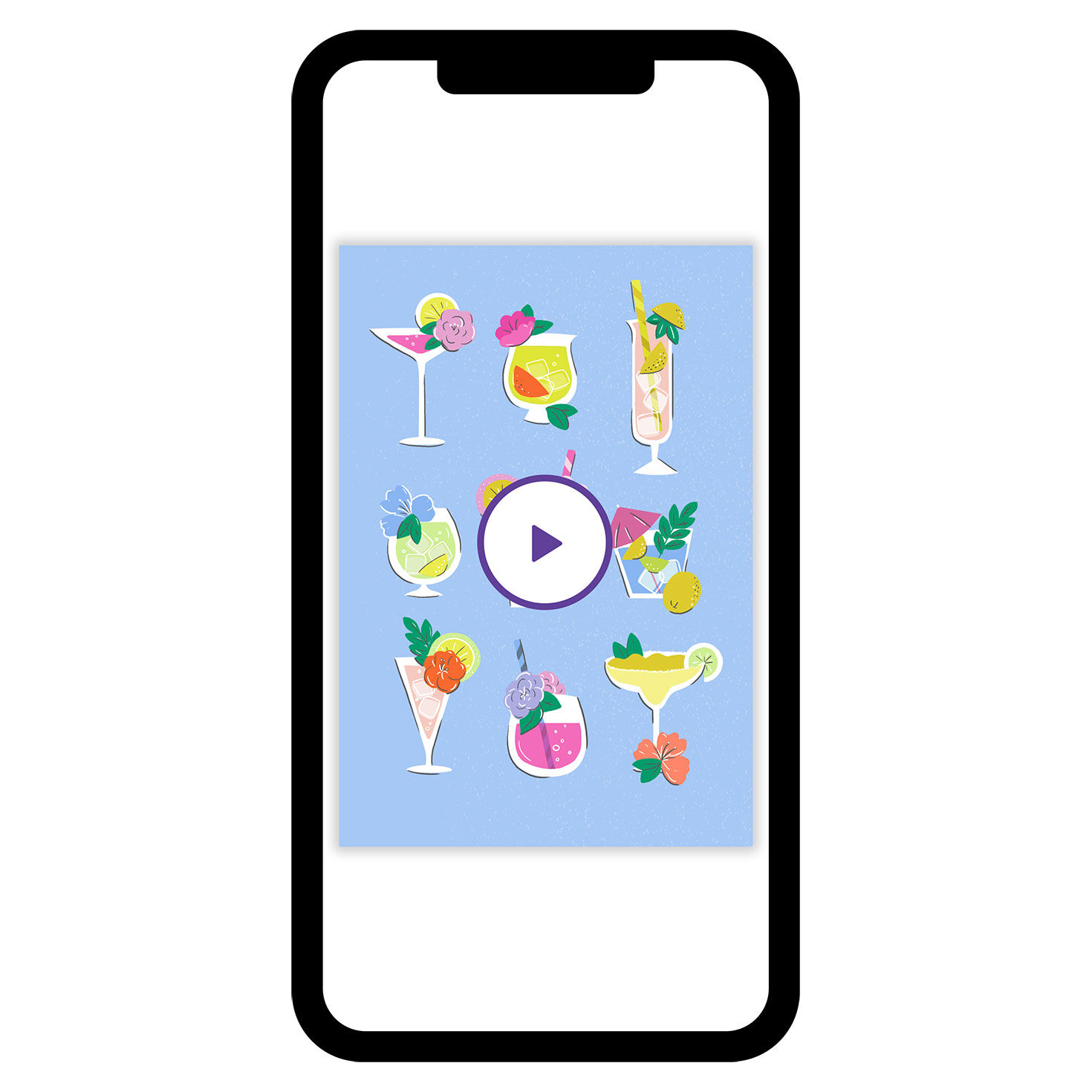 Tropical Cocktails eCard