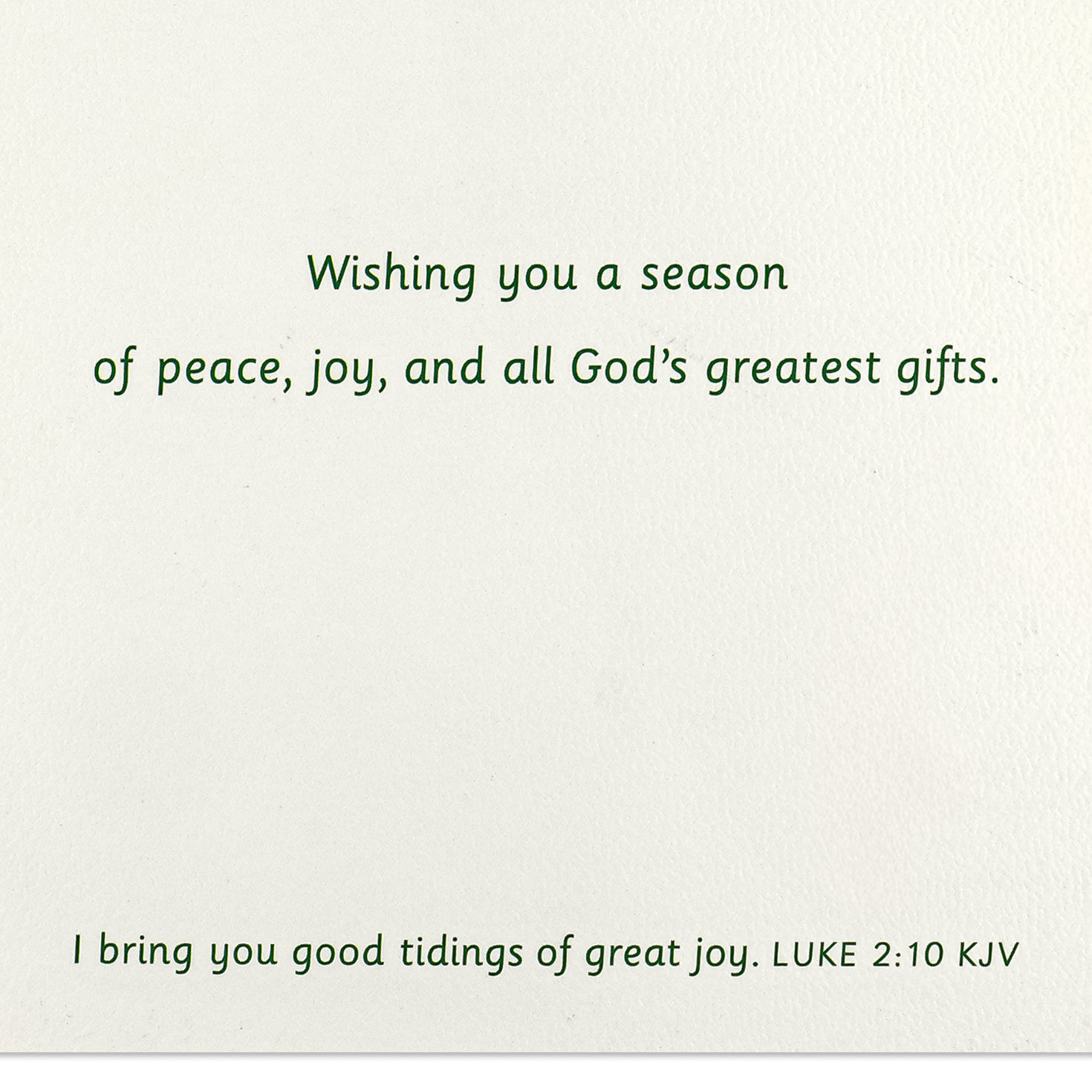 Joy Wreath with Cardinal Religious Christmas Card Sentiment image number 2