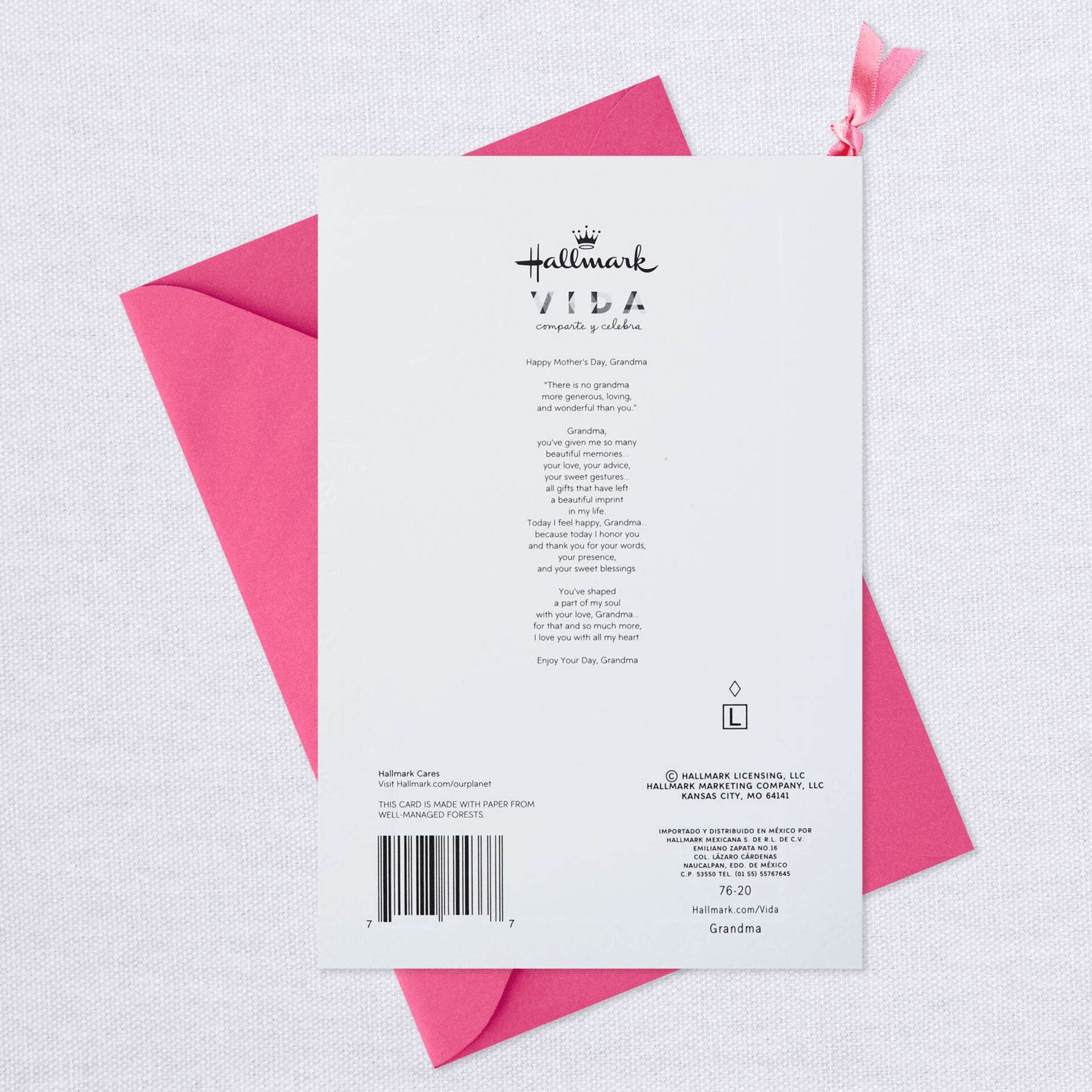 No Grandma More Loving Than You Spanish Language Mother S Day Card Greeting Cards Hallmark