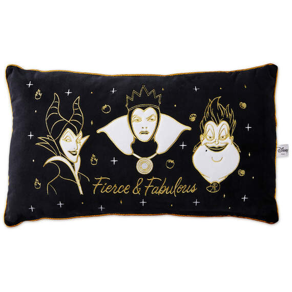 Disney Villains Fierce and Fabulous Pillow, 21x12