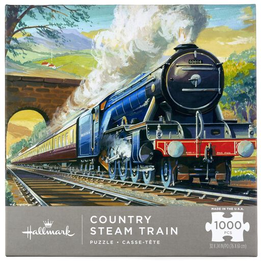 Country Steam Train 1,000-Piece Puzzle, 