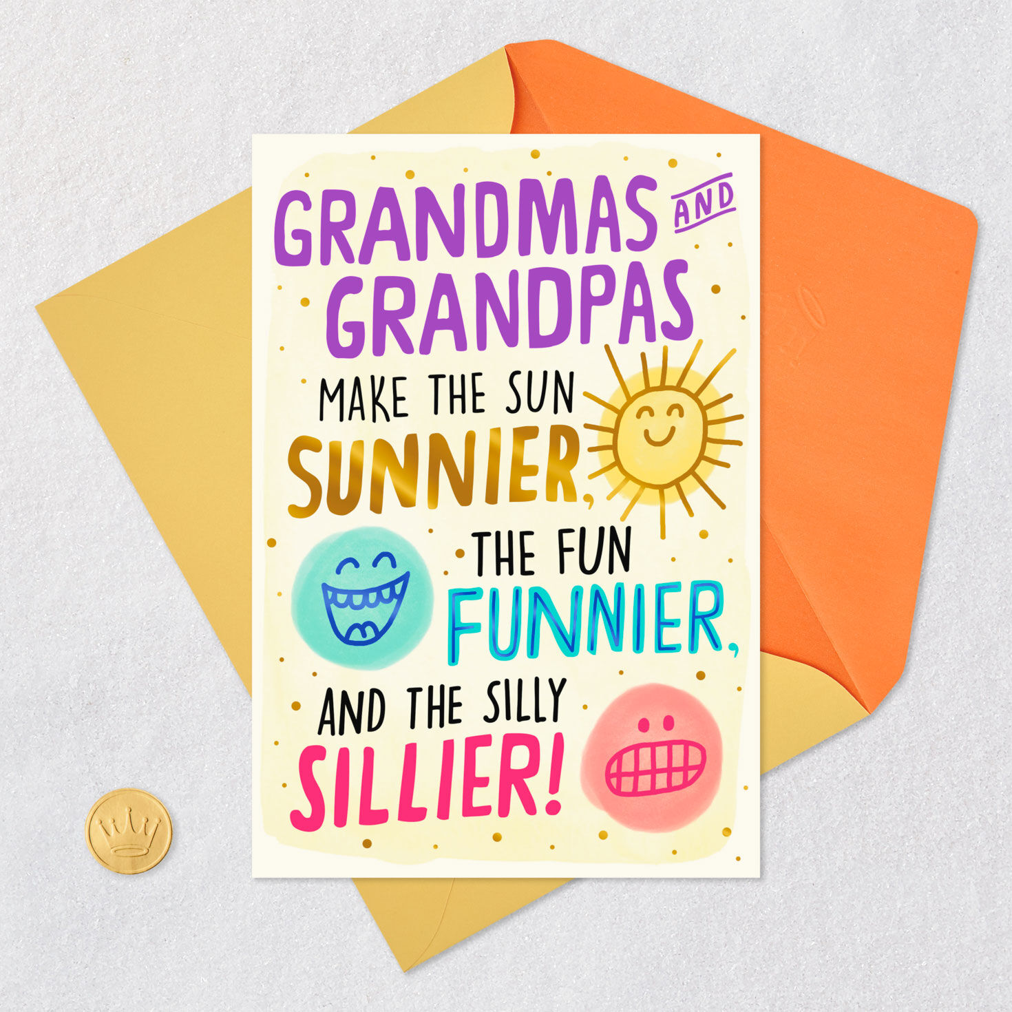 You Make Everything Way Better Grandparents Day Card From Kids for only USD 3.99 | Hallmark