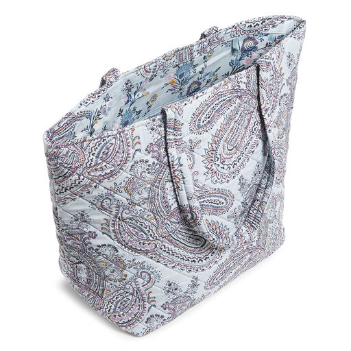 Vera Bradley Grand Tote in Soft Sky Paisley, 