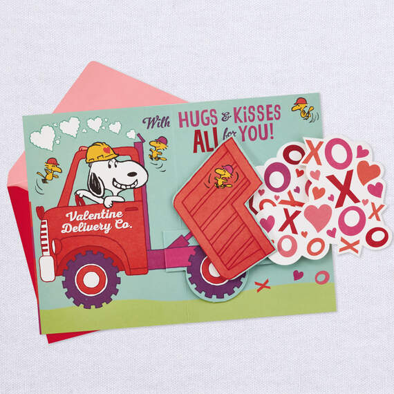 Peanuts® Snoopy Hugs and Kisses Pop-Up Valentine's Day Card, , large image number 3