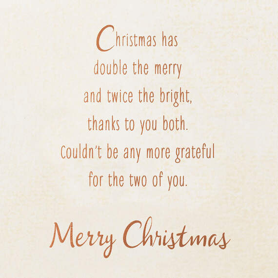 For a Wonderful Son and the One He Loves Christmas Card, , large image number 2