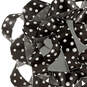 4.6" Black With Gray Dots Recyclable Gift Bow, , large image number 4