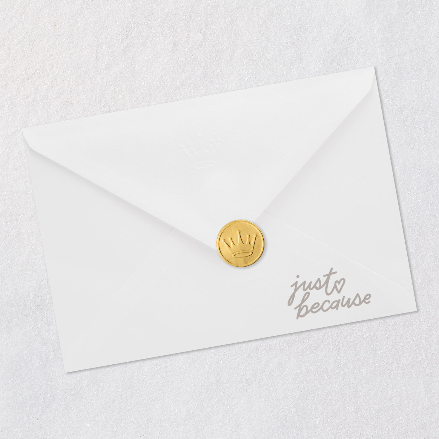 Abstract Watercolor Flowers Blank Card Envelope Back with Seal image number 6