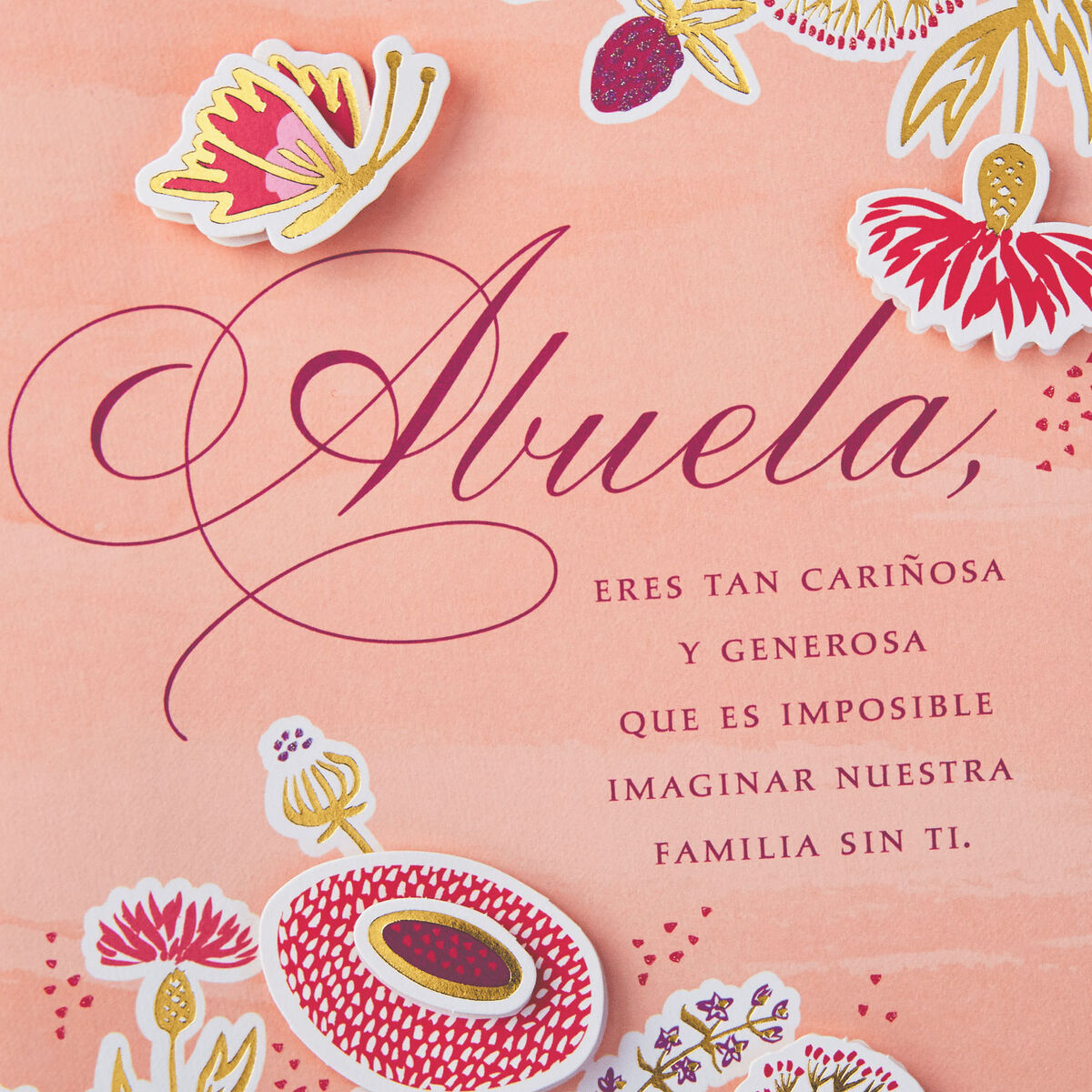 So Loving and Generous Spanish-Language Mother's Day Card for