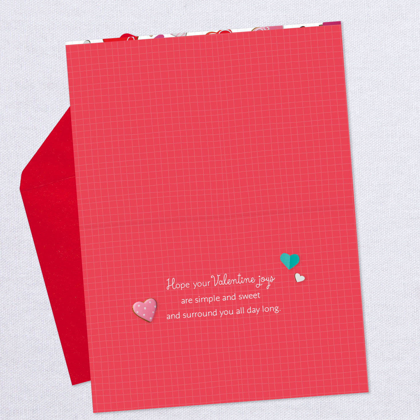 Heart Cookies Sweet Joys Valentine's Day Card, , large image number 3