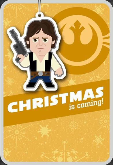 Merry Blaster Han Solo™ Christmas Card