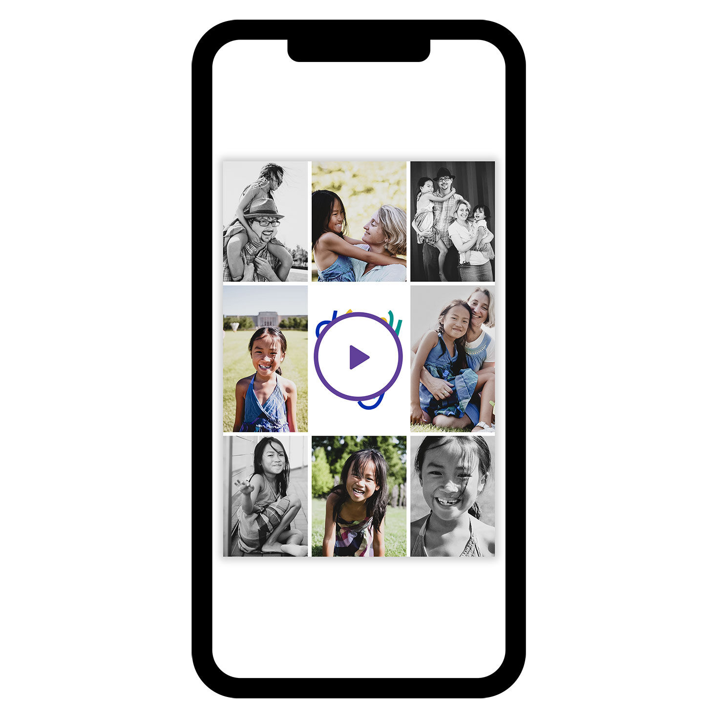 Photo Collage Frame Birthday eCard