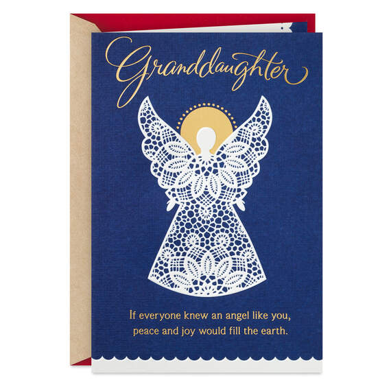 You're an Angel Christmas Card for Granddaughter, , large image number 1
