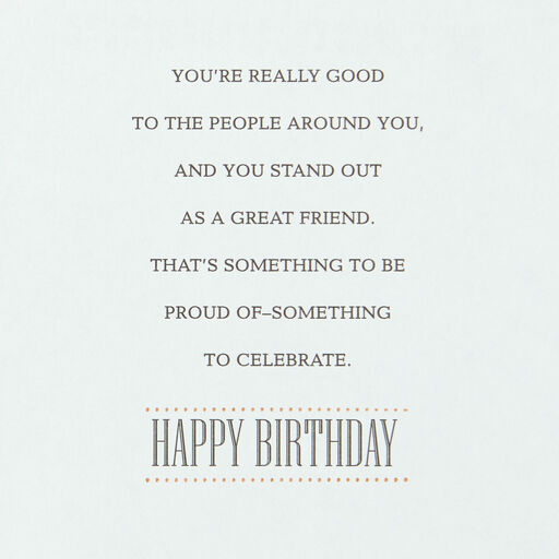 Good Man, Good Heart Birthday Card for Him, 