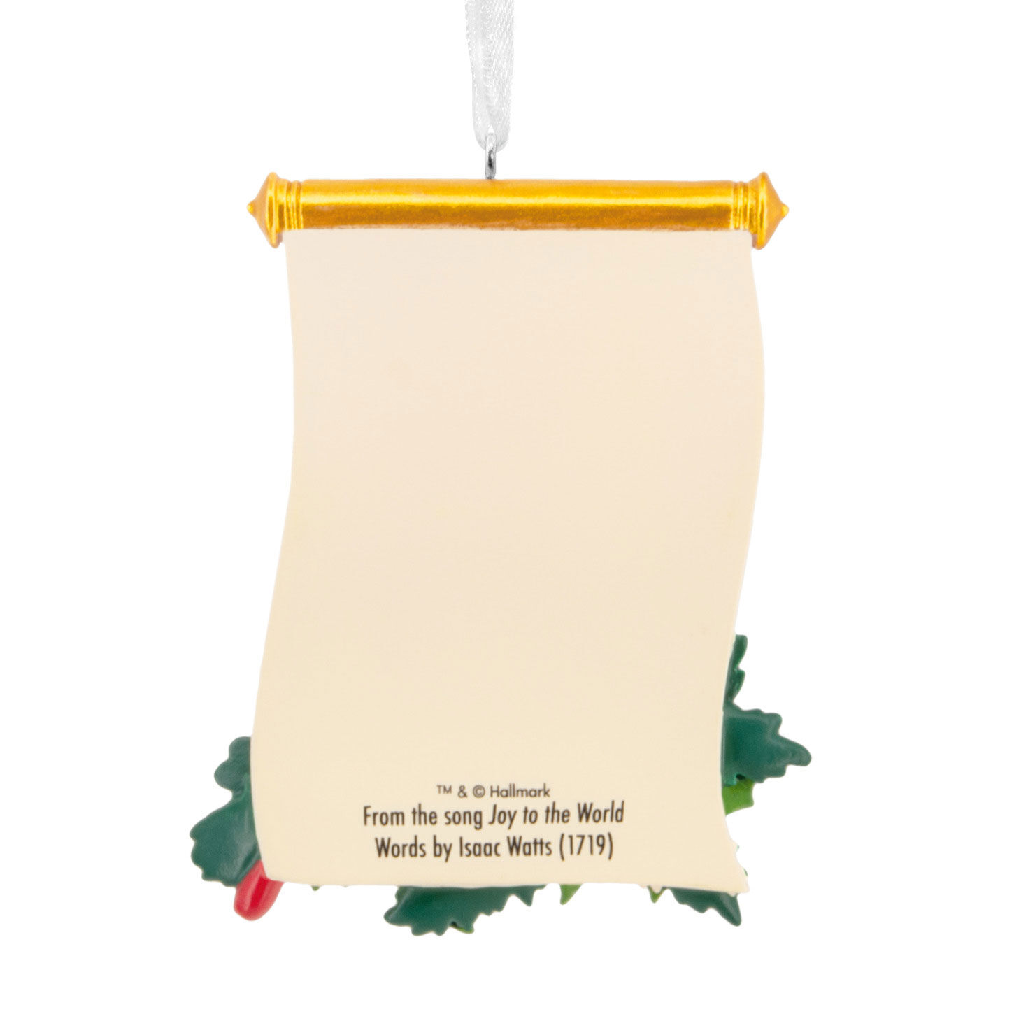 Cardinal on Scroll Christmas Ornament  image number 6